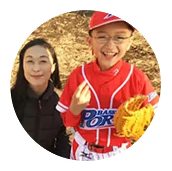 保護者さまと子どもの画像