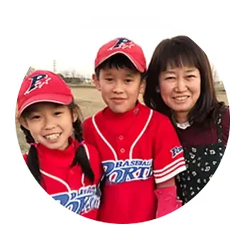 保護者さまと子どもの画像