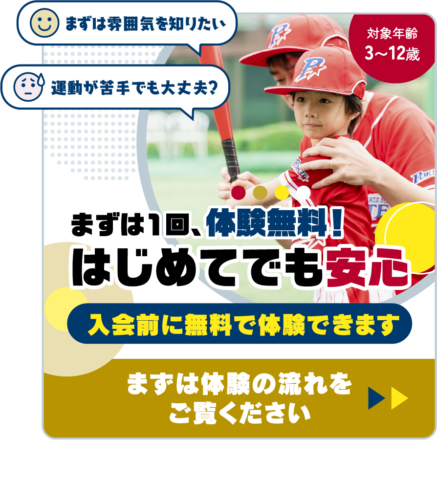 1ヶ月体験無料！はじめてでも安心